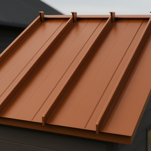 1.75 inch Snaplock metal roofing panel with bold tall rib profile