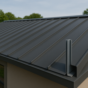 2 inch mechanical seam metal roofing panel with tall vertical seams
